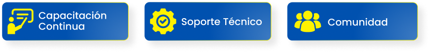 Capacitación, Soporte y Comunidad